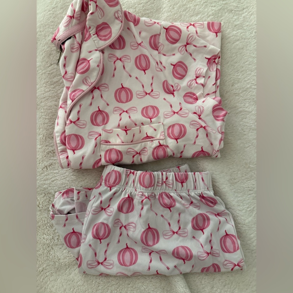 Pink Pumpkin Sleep Set - Picture 2 of 2